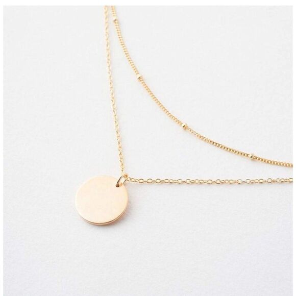 Set of two 14 Choker layering Chain Necklaces - Picture 2 of 9